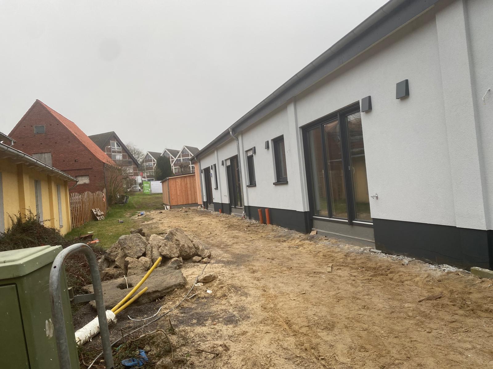 Fertigstellung Außenputz