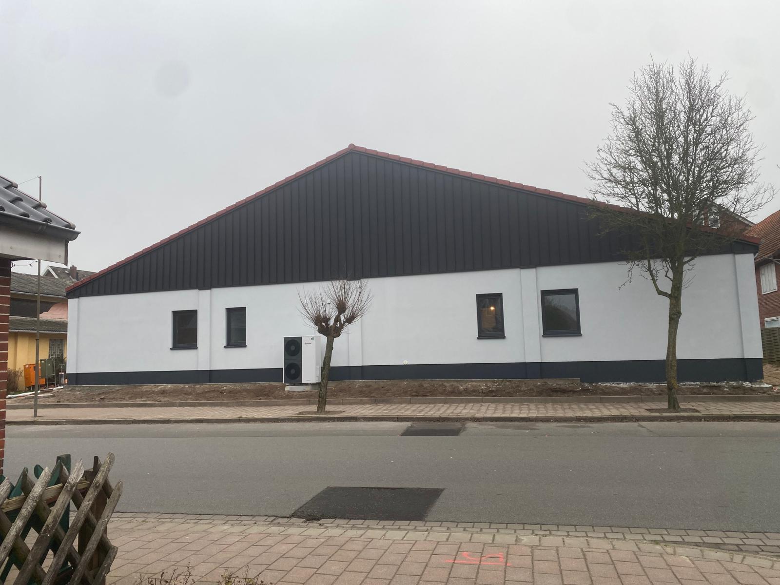 Fertigstellung – Straßenansicht